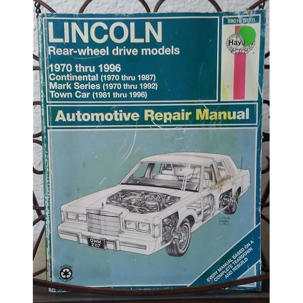 1996 Lincoln Continental Owners Manual User Guide Operator Book Fuses Fluids 1996 Lincoln Continental Owners Manual User Guide Operator Book Fuses Fluids