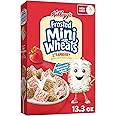 Kellogg's Frosted Mini-Wheats Breakfast Cereal, Kids Cereal, Family Breakfast, Strawberry, 13.3oz Box (1 Box)
