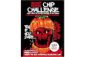 Red Hot Reaper – 1x Chip Challenge Hottest Snack – Halloween Carolina Reaper Spicy Challenge - Stupidly Spicy Hot Chip