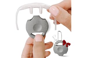 O2 FRESH Oxygen Nasal Cannula Protective Cover Accessory, Hose Holder for Portable Concentrator Machine Tubing, Tank, or CPAP, Keeps Tube Nose Piece Off Floor (One Pack)