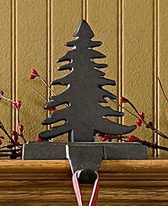 Park Designs Iron Christmas Stocking Hanger, Fir Tree