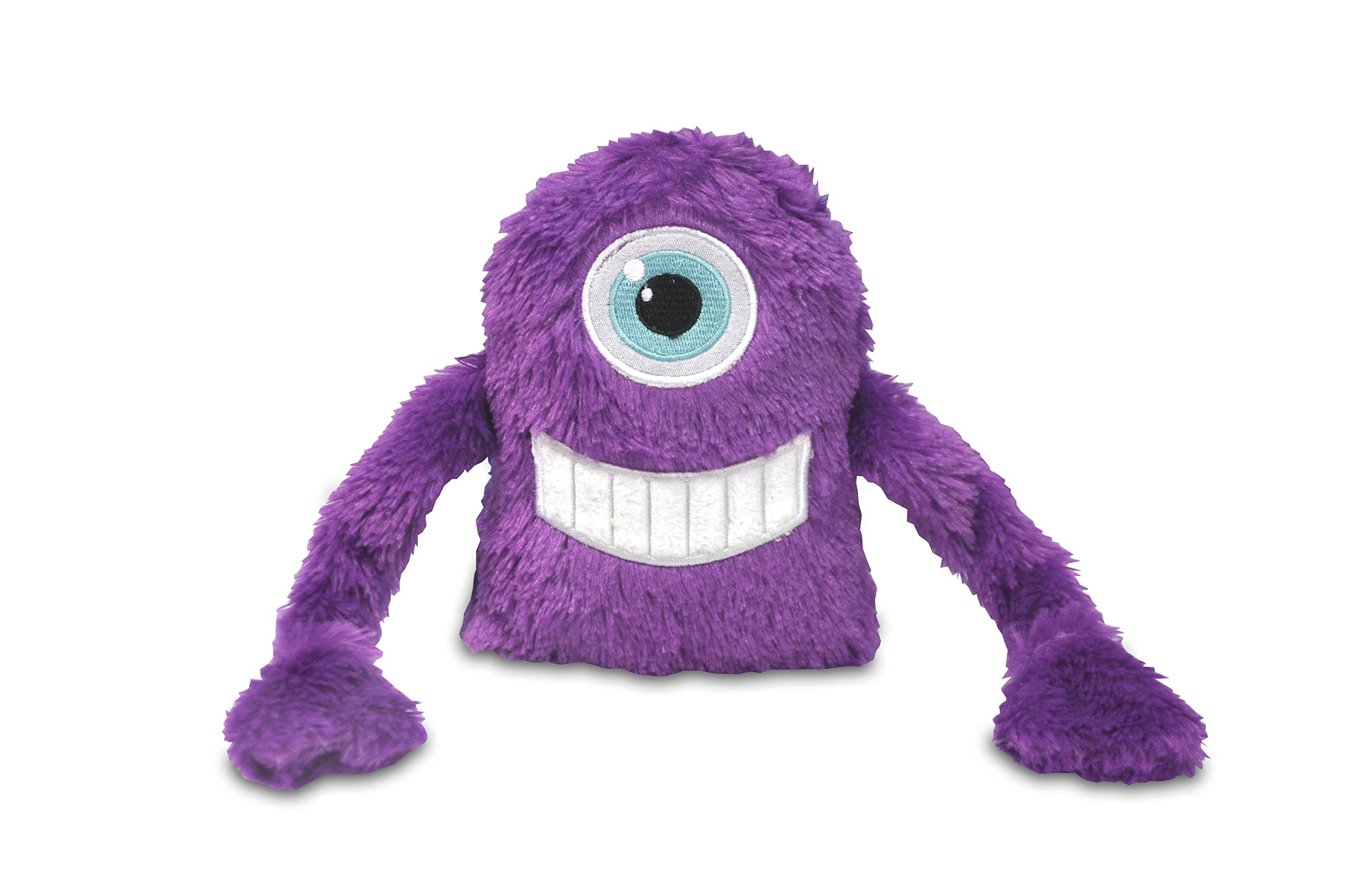 P.L.A.Y. Snore Monster Dog Toy – Purple Plush Squeaky Monster from Durable Pet Toy Collection – Eco-Friendly Recycled Fill, Double-Stitched, Machine Washable