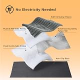 Bedsure Cat Bed Mat 76x50 cm Grey Fleece Non-Slip Washable Pet Pad view 2
