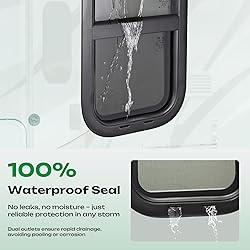 AUSUM MOTOR Vertical RV Window 12" W x 22" H Tinted