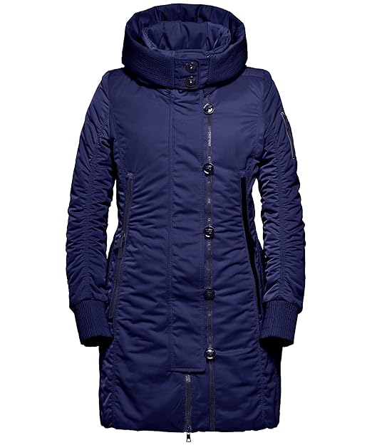 Creenstone Damen gepolsterte Faux Pelz innere Haube Marine