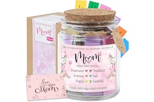 SOUTHLISA Bible Verses Jar For Mom, Christian Gifts For Women, Birthday Gifts For Women, Mothers Day Gifts From Daughter