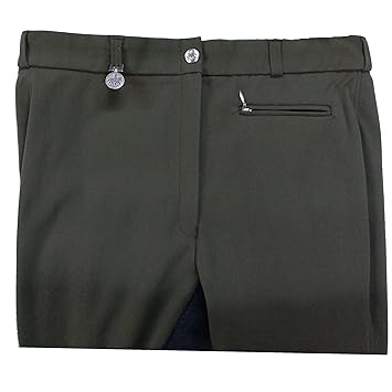 Pikeur Damen Reithose Lugana mit Kontrast Einsatz, feiner elastischer Stoff, prestige-micro exclusive für Pikeur von Schoelle