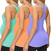 fitglam Women's Maternity Tank Tops Workout Active Athletic Yoga Sleeveless Shirts Pregnancy Racerback Activewear Clothes