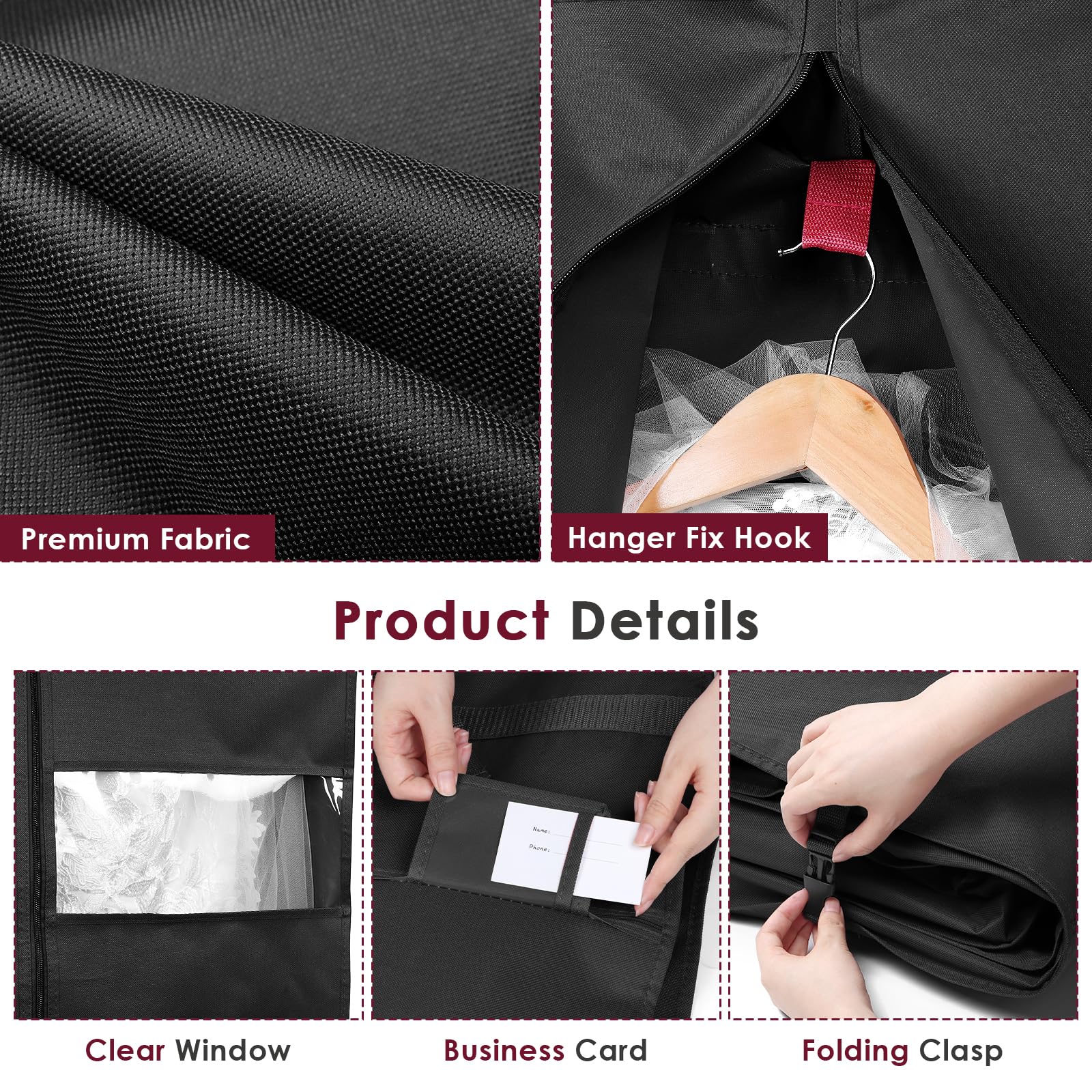 Kntiwiwo Wedding Dress Garment Bag 72