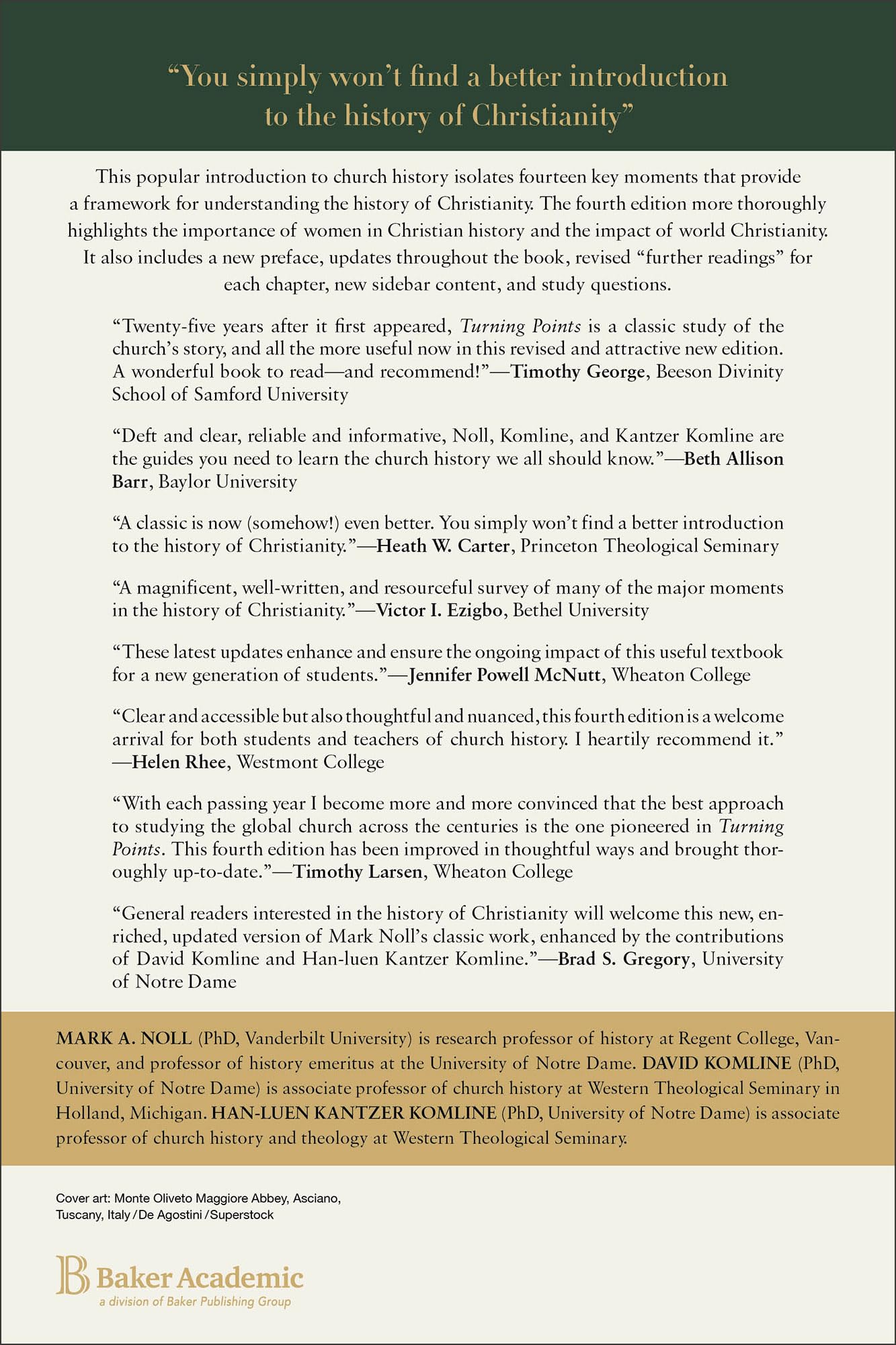 Turning Points: Decisive Moments in the History of Christianity. Oct 18, 2022