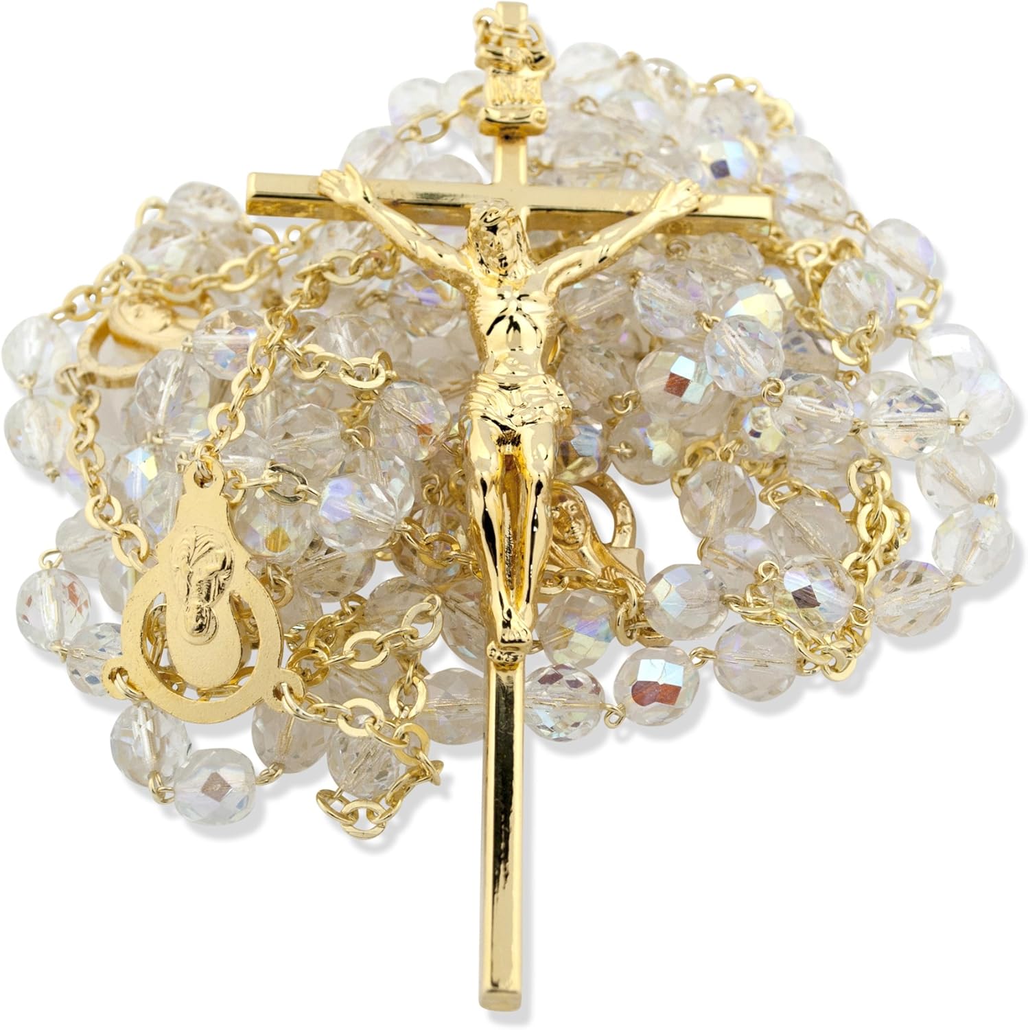 Venerare Catholic Crystal Wedding Rosary