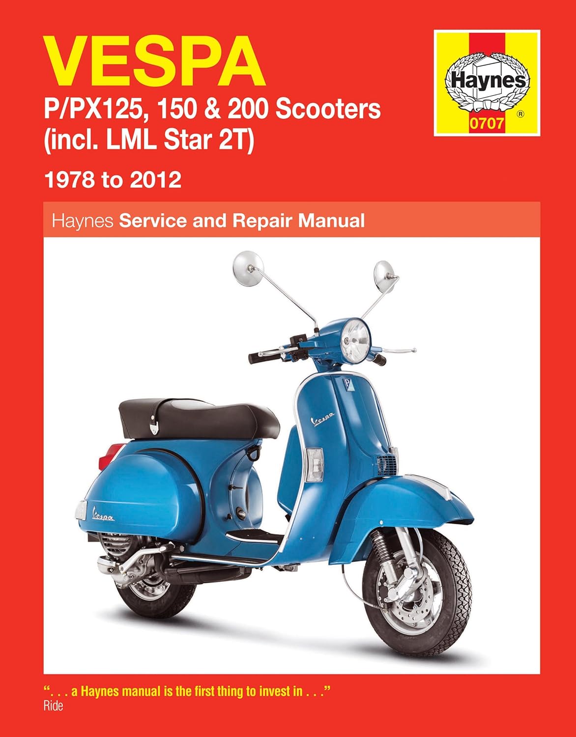 Vespa P/PX125, P/PX150, P/PX200 & LML Star 1978-2012 Haynes Manual:  Amazon.co.uk: Car & Motorbike