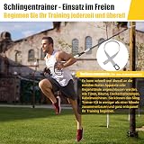 COFOF Suspension Trainer Set with Door Anchor, Full Body Home Workout view 6