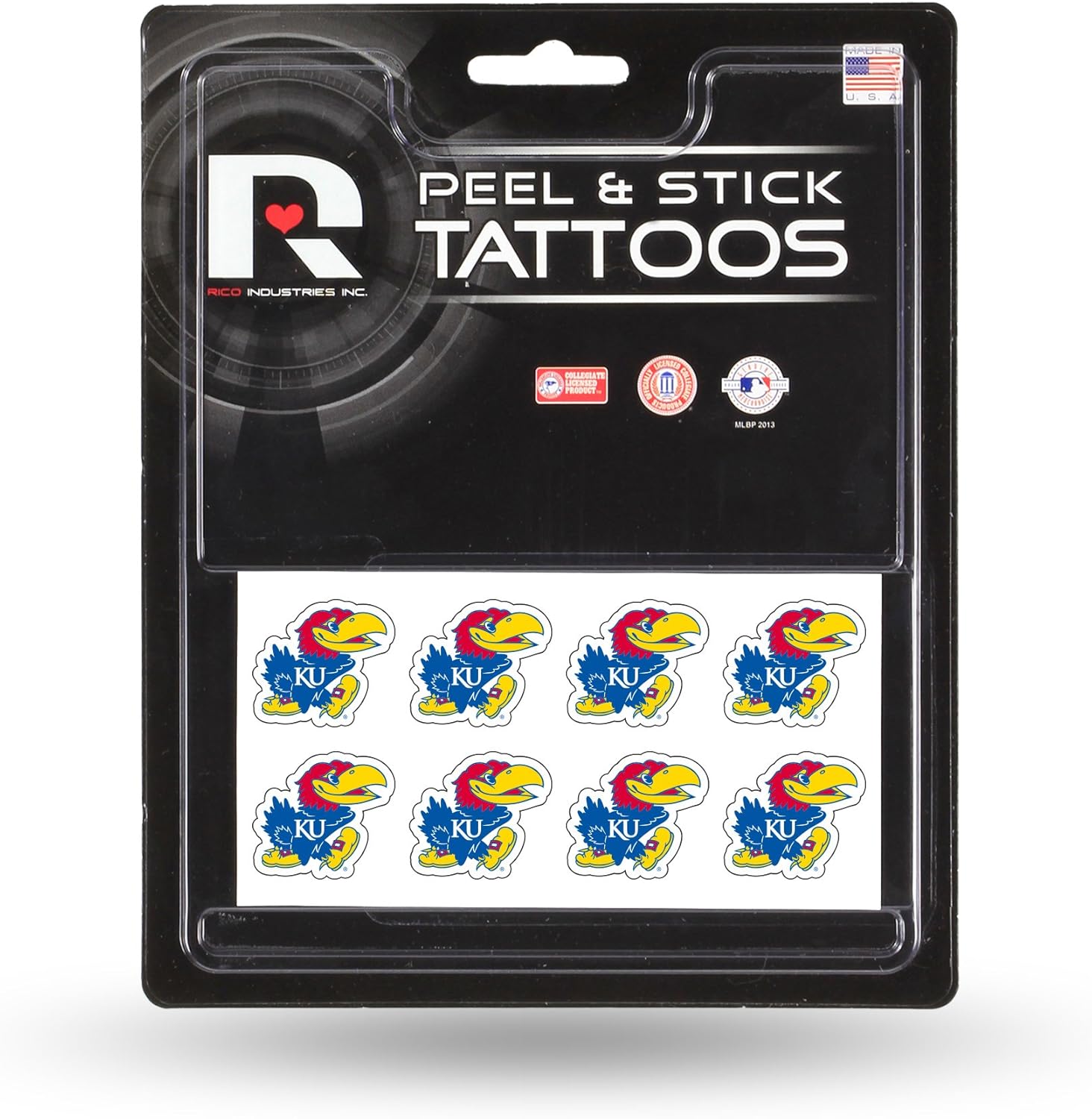 NCAA Rico Industries Face Tattoos, 8-Piece Set, Georgia Bulldogs : Sports Fan Decals : Clothing