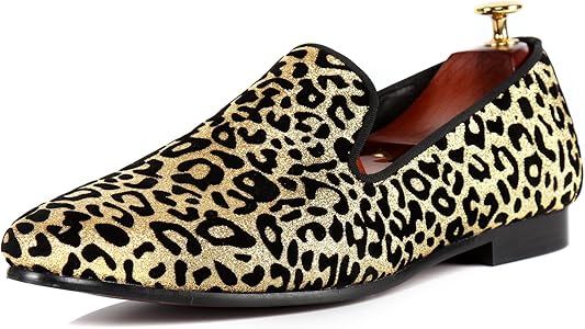 mens leopard print shoes for sale