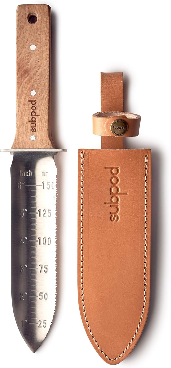 Subpod Hori Hori Garden Knife Multi-Tool. Weeding & Digging Tool. 7