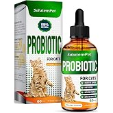 Cat Probiotic Helps with Colic, Upset Stomach, Diarrhea, Gas, and Bloating &ndash; Advanced Prebiotics &amp; Probiotics for Cats Digestive Support &ndash; Enriched with Chicken Flavor &ndash; 2 Oz