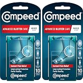 Compeed Advanced Blister Care Pads, Mixed Sizes, 10 Ct (2 Packs) | Cushions &amp; Relieves Blister Pain Instantly, Accelerates Healing with Hydrocolloid Gel