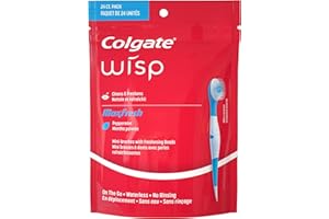 Colgate Wisp Portable Mini-Brush Optic White, Coolmint, 24 Count