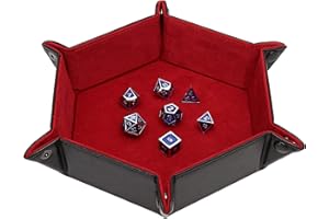 Forged Dice Co. Dice Tray Portable Folding Dice Rolling Tray for use as DND Dice Tray D&D Dice Tray or Dice Game 6.5 Inch Qui