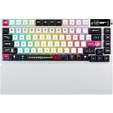 ASUS ROG Azoth X Wireless Mechanical Gaming Keyboard - 75% TKL, PBT Keycaps | Tri-Mode Connectivity, Hot Swappable Pre-lubed ROG NX V2 Snow Linear Switches, South-Facing PCB, PC/Mac Support - White