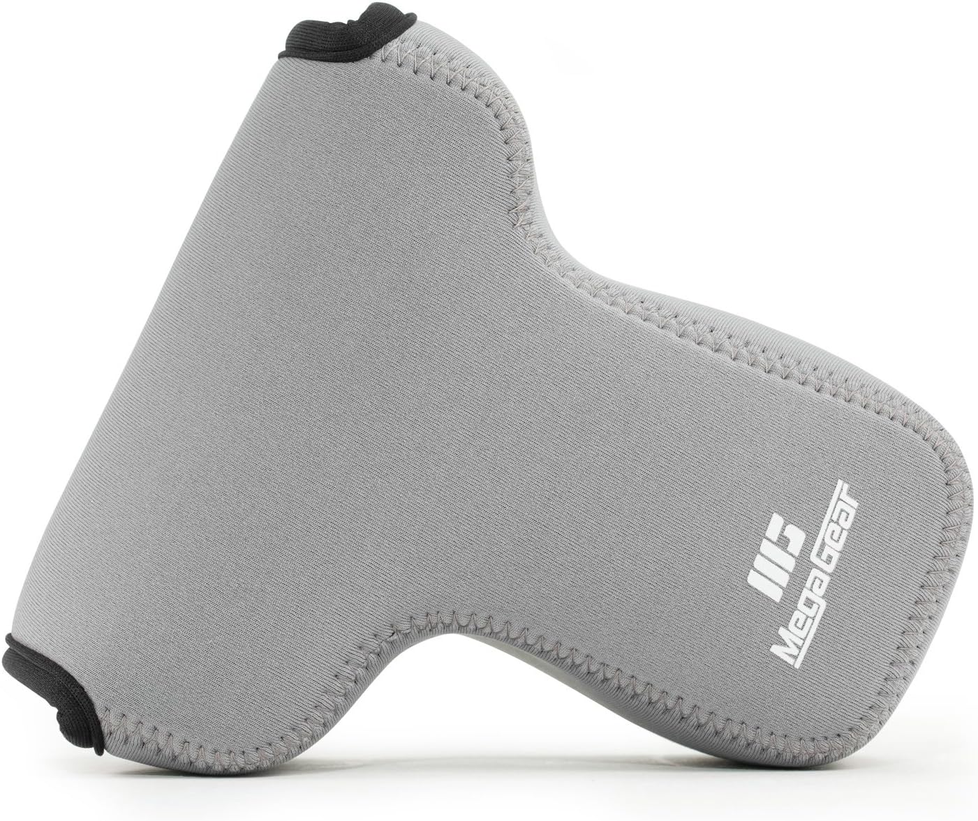 MegaGear MG1197 Ultra Light Neoprene Case with Carabiner for Olympus OM-D E-M5 Mark II 12-40mm Camera - Grey