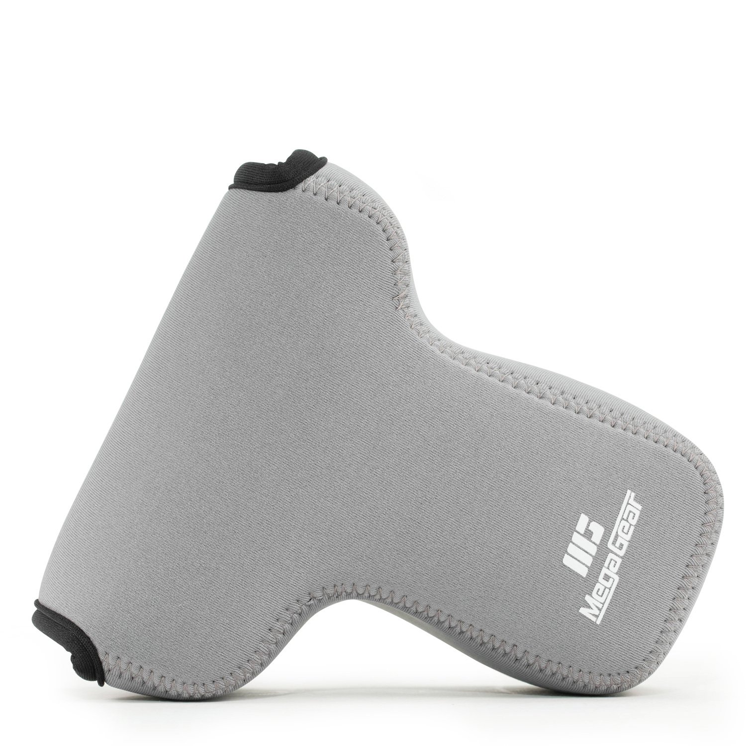 MegaGear MG1197 Ultra Light Neoprene Case with Carabiner for Olympus OM-D E-M5 Mark II 12-40mm Camera - Grey
