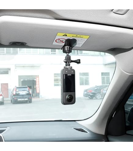 XBERSTAR Base Adattatore A Sgancio Rapido Per Insta360 X4, Supporto Pieghevole In Lega Di Alluminio Con Foro Filettato 1/4", Leggero E Antivibrazione