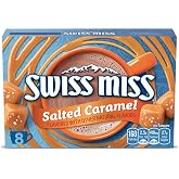 Swiss Miss Salted Caramel Flavored Hot Cocoa Mix, 1.38 oz., 8-ct | Individually portioned packets; made with real cocoa &amp; milk; great for Halloween hot cocoa nights; enjoy morning or night