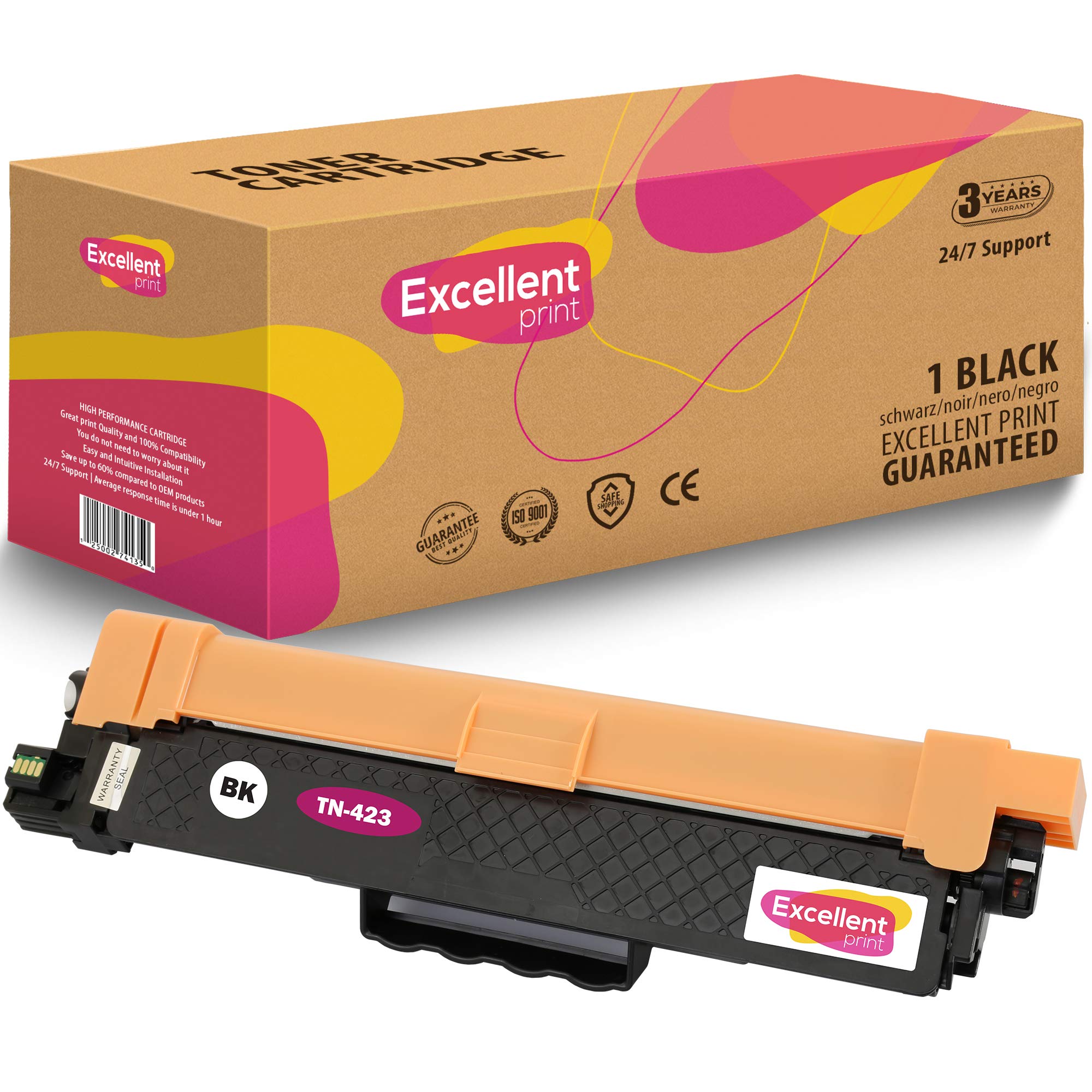 Excellent Print TN-423 Compatible Toner cartridge for Brother HL-L8260CDW HL-L8360CDW HL-L9310CDW DCP-L8410CDN DCP-L8410CDW MFC-L8690CDW MFC-L8900CDW