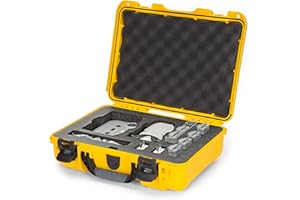 Nanuk 910 Waterproof Carry-on Hard Case with Foam Insert for DJI Mavic Mini 2 Fly More - Yellow
