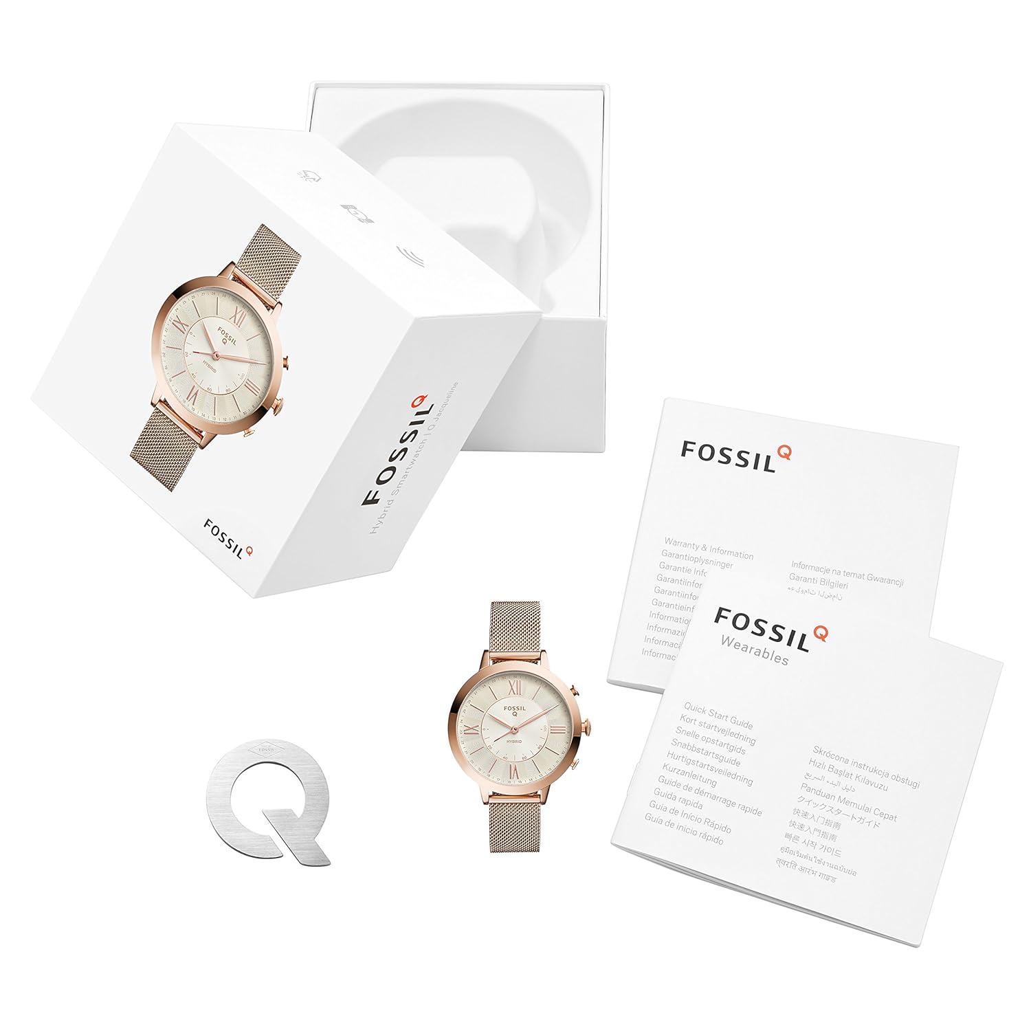 Amazon.com: Fossil Jacqueline - Reloj inteligente híbrido de ...