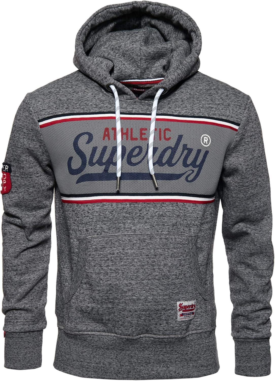 Superdry Inter State Hoodie Grey Grit Marl XXXL Grey GRIT: Amazon.co.uk 