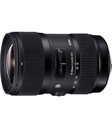 Amazon.com : Sigma 18-35mm F1.8 Art DC HSM Lens for Canon, Black