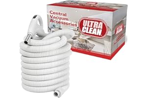 ULTRA CLEAN Central Vacuum Air Hose Low Voltage 24 V on/Off Switch operates Non-Electric attachments Designed to fit All Bran