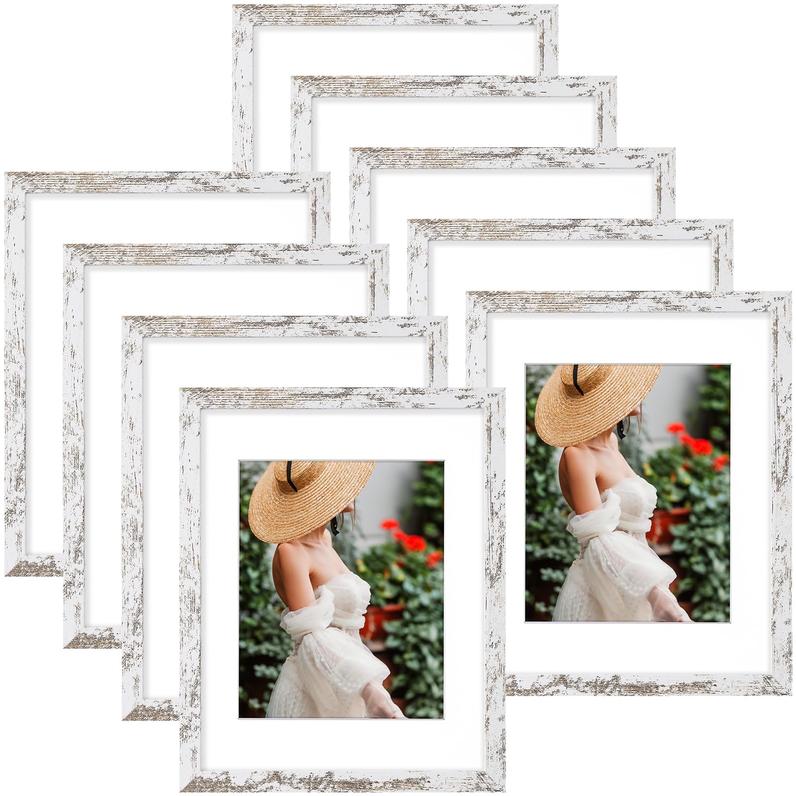 Vittanly 11x14 Picture Frames Set of 9, Display