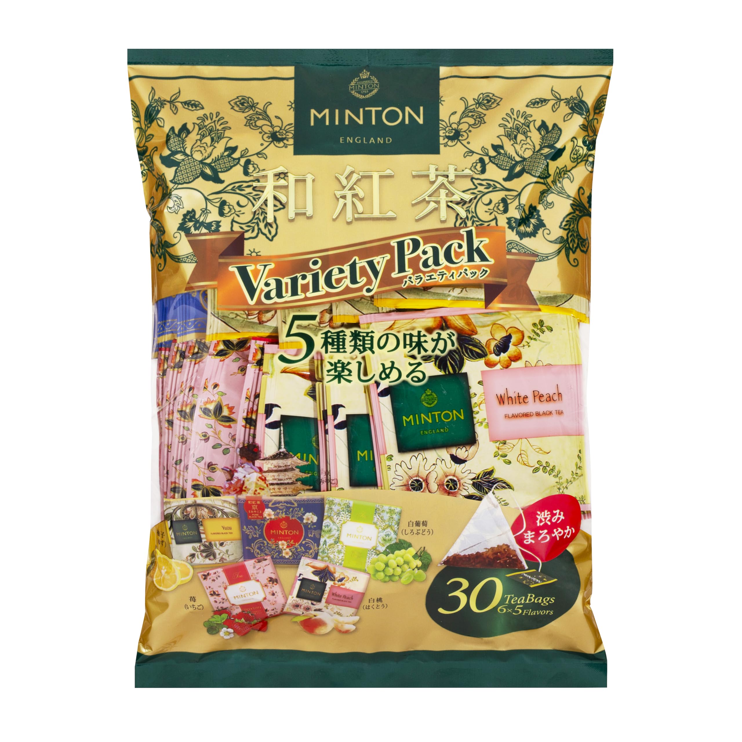 MINTON 和紅茶 バラエティパック 30袋(5種×6袋)商品画像