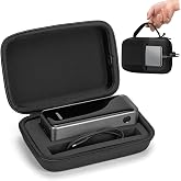 Case for Anker Prime 27,650mAh 250W / 25,000mAh 165W Power Bank,Battery Charging Station Hard Case Travel Carrying Storage Holder Protective Cover for USB-C Charger With Type-C Cable Hole+Side Storage