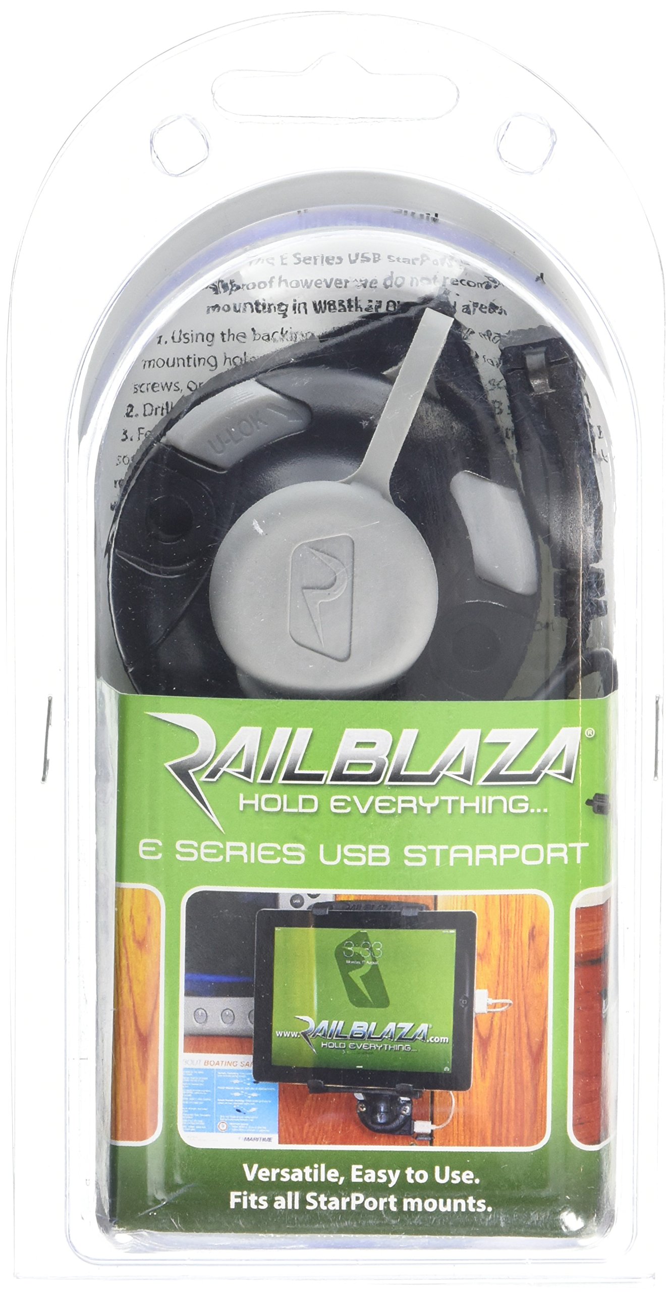 Railblaza E Series USB Star Port and Spacer - Black
