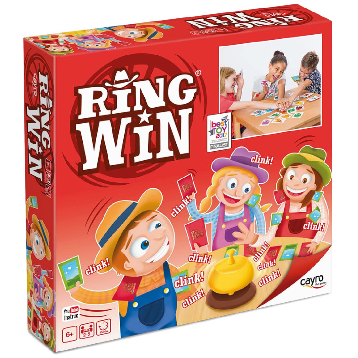 Cayro - Ring Win - Animal and nature game - Board game - Development of cognitive skills and body awareness - Board game (330)