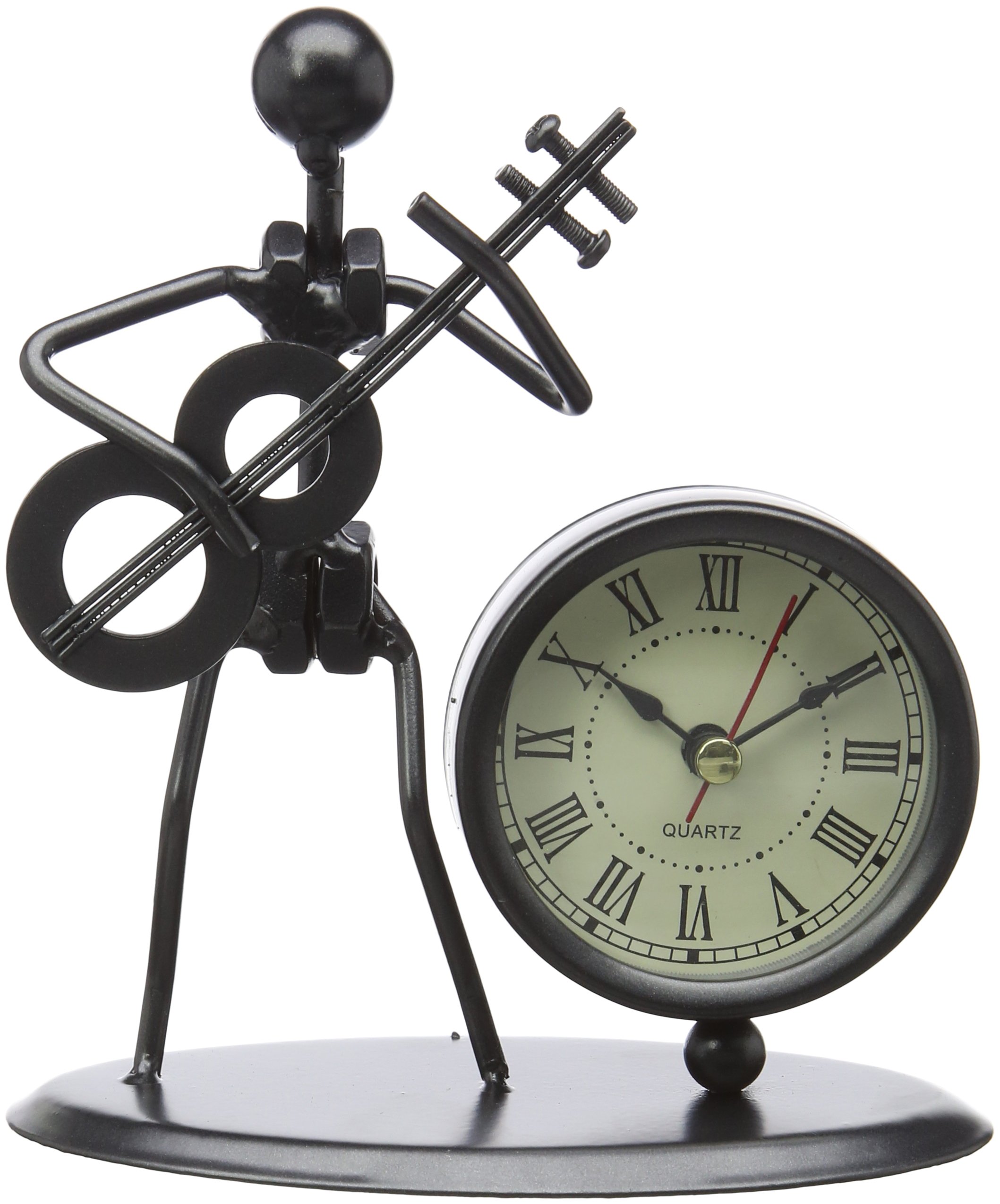 GEWA Skulptur mit Uhr Bassgitarre