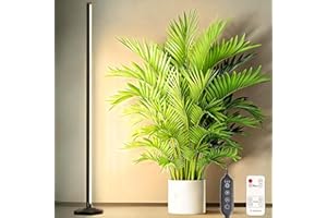 165CM Vertical Grow Lights for Indoor Plants: 48W, 6000K, 336 LEDs Full Spectrum LED Standing Plant Lights with Timer and 10 