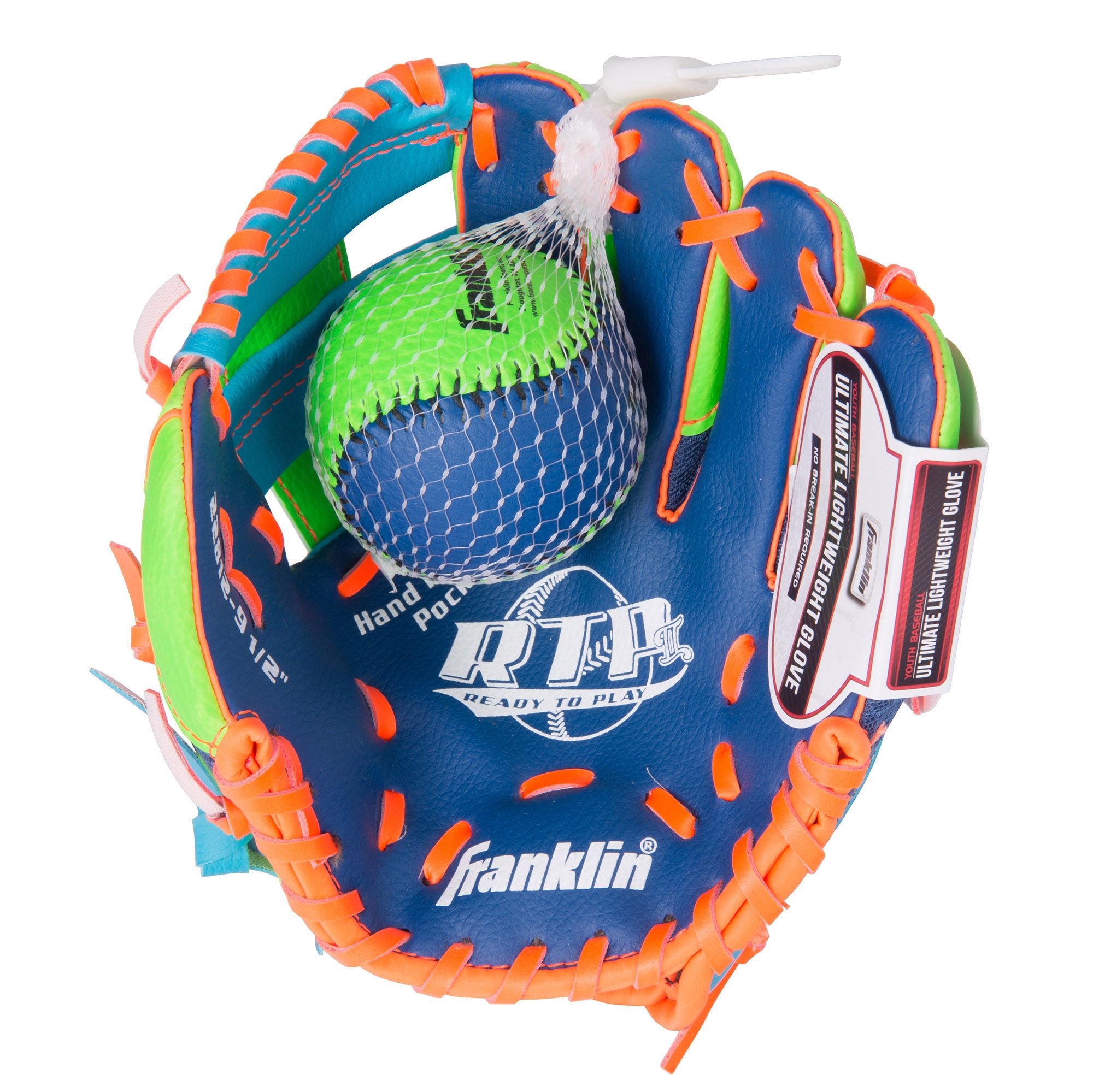 Toysmith Super Sport Child Easy Catch Ball Glove Set Toddler baseball