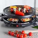 Giles & Posner Electric Round Raclette Grill 800W Indoor Tabletop 6 view 7