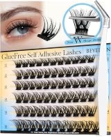 BEYELIAN Self Adhesive Eyelashes Clusters Press On Lashes Kit 10-16mm view 1