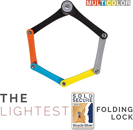 foldylock compact bike lock extreme bike lock heavy duty bicycle security chain lock steel bars