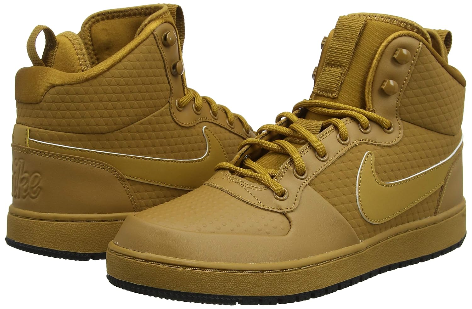 Buy Nike Men S Ebernon Mid Winter Sneakers 9 D Us Wheat Wheat