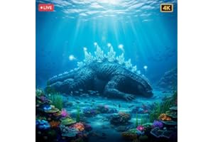 Godzilla Ocean Sleep: Deep Sea Monster Ambience, Calm Waves & Night Ocean Relaxation Screensaver for Fire TV