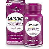 Centrum Age Defy for Women 35 and Over, 60 Tablets​ | High-Potency Multivitamin and Healthy Aging Supplement ,Multivitamin with Resveratrol, and Niacin for NAD+ Level Support