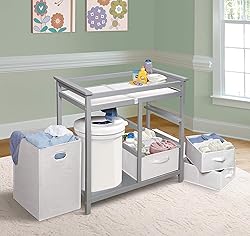 Badger Basket Modern Baby Changing Table with